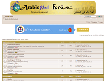 Tablet Screenshot of forum.arabicpod.net